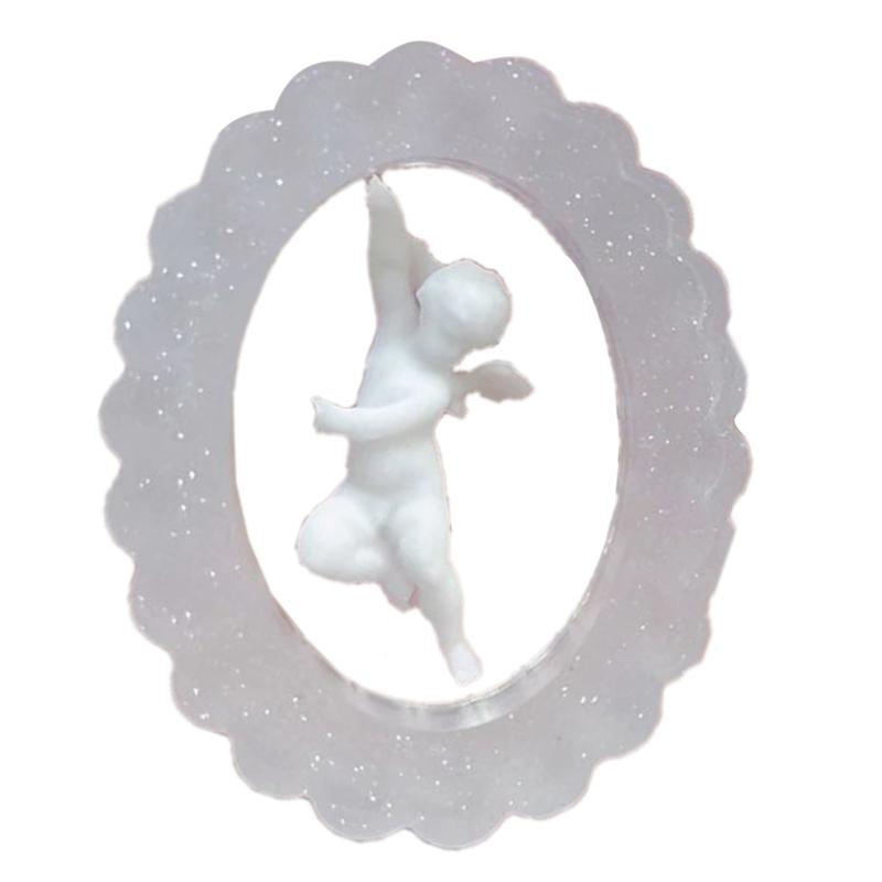 Multifuntional Silicone Mold Silicone Craft Molds Angel Shape Nail Art Decoration Moulds Suitable for Making Crafts