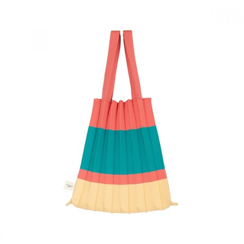 

Pleatsmama Tote Bag Coral Green Single option
