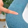 1 pezzo di copertura imbottita lavabile per bagno, morbida e calda, con cerniera, per sedile WC