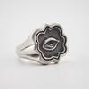 Adjustable Open Ring Men Women Vintage Eye Motif Geometric Copper Band Retro Style Statement Jewelry