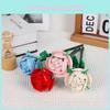 Beautiful Rose Flower Building Block Set Compatible With Perfect For Gifting