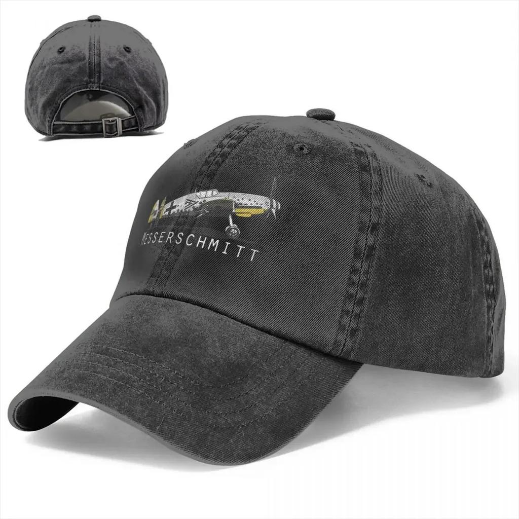 Airplane Lover Multicolor Hat Peaked Men Women's Cowboy Cap BF 109 Baseball Caps Personalized Hats