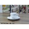 Espresso Cup Thickened Ceramic Cups White Coffee Cup with Spoon and Saucer Office Afternoon Tea Cups Milk Mug Tea Mug Drinkware