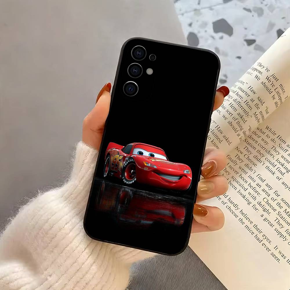 Funda de Teléfono L-Lightning cool Mc-MCQueen-car Para Samsung S25,S24,S21,S22,S23,S30,Ultra,S20,Plus,Fe,Funda Negra de Silicona Suave