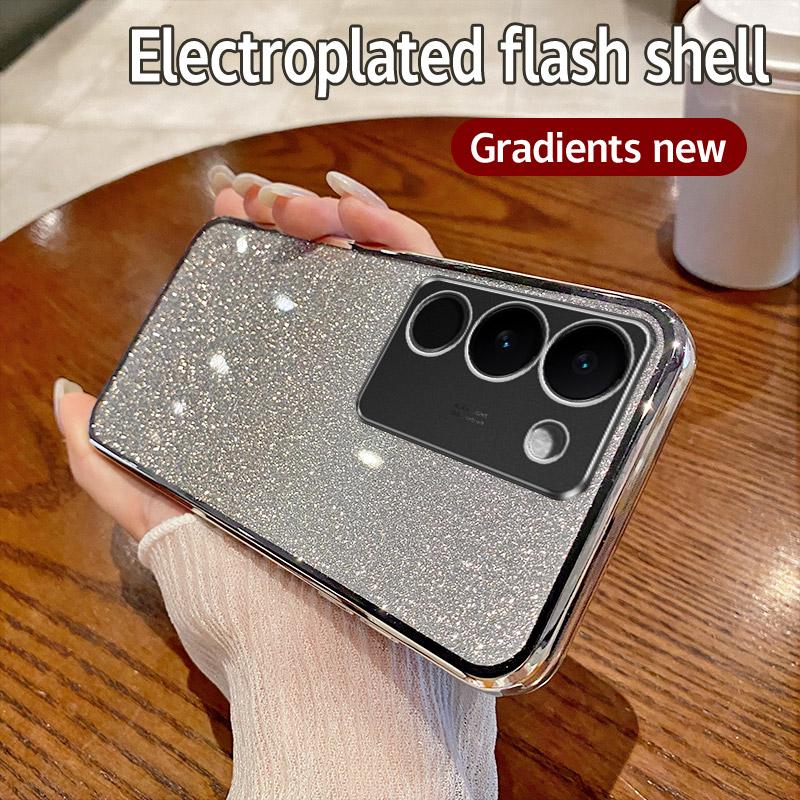 

Чехол для телефона Vivo V29 V27 V25 Pro V23 Pro Y73S T1X Fashion Stamp Landscape Защита камеры Мягкий чехол из ТПУ Vivo V27