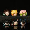High-quality Pvc Demon Slayer Collectible Figures Set Of Six With Tanjiro Nezuko Zenitsu