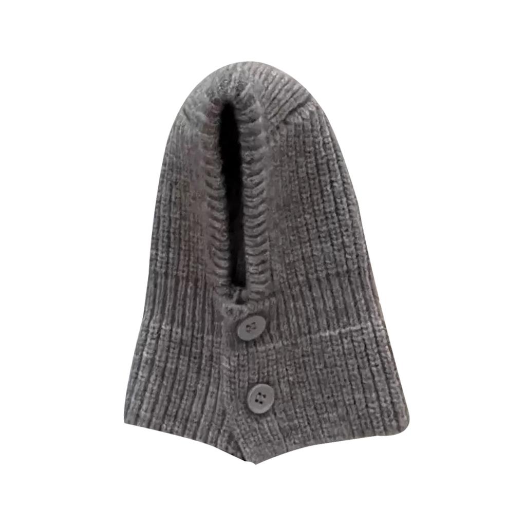 Zimowa Ciepła Czapka Dzianinowa dla Zwierząt Domowych Urocze Dzianinowe Nakrycie Głowy dla Teddy Bichon Małych Psów Dekoracja w Stylu Ins Miękkie Wygodne Zimne Akcesorium