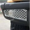 JeCar Car Front Bumper Racing Grill Insert Grille Trim ABS Sticker Cover For Ford Bronco 2021 UP Car Exterior Accessories