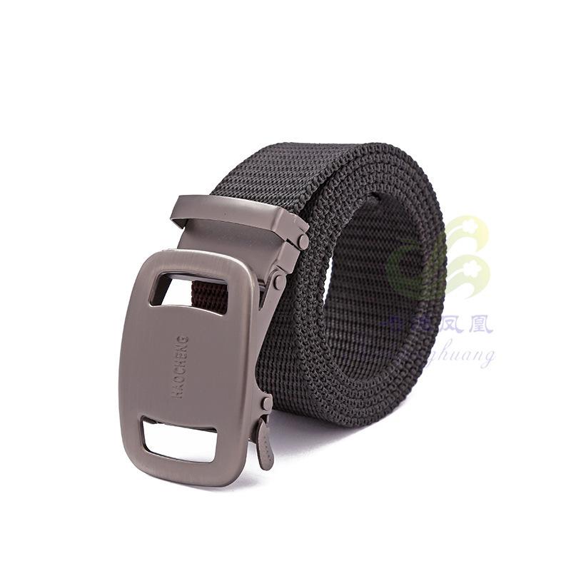 Business men's tactical belt nylon belt elastic iron buckle trouser belt pilot canvas tactical belt With Pants Jeans ForMenWomen