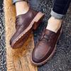 Lightweight Men Dress Shoes Breathable Men's Leather Oxford Shoes Casual Suit Business Footwear Handmade Male Leisure Walk Shoes
