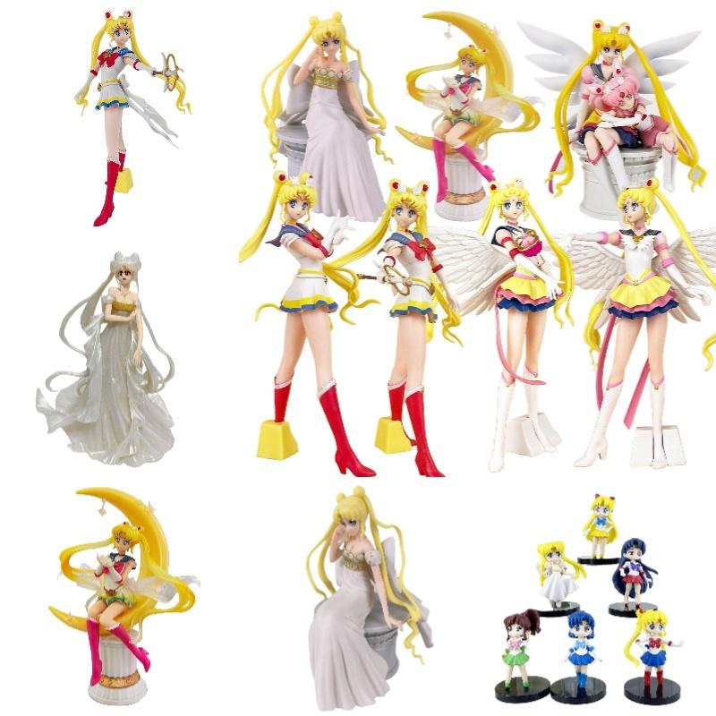 Authentic Pvc Sailor Moon Figures Complete Q-version Set