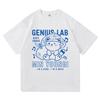 Die Erde ist flach Wusstest du das nicht Unisex T-Shirt Min Yoong Katze Harajuku Sommer Lässig Kurzärmelig Unisex Kleidung Oberteile