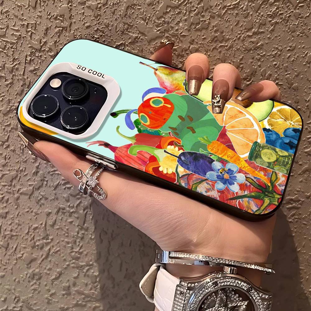 The Very Hungry Caterpillar Phone Case For IPhone 17 16 15 14 13 12 11 Pro Max Plus Pro Colorful Shell