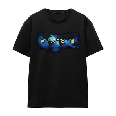 The Amazing Race Unisex Adult Faded Globe T-Shirt