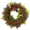Simulation Retro Peony Wreath 40Cm Candlestick Wreath Christmas Halloween Decorative Flower Supply