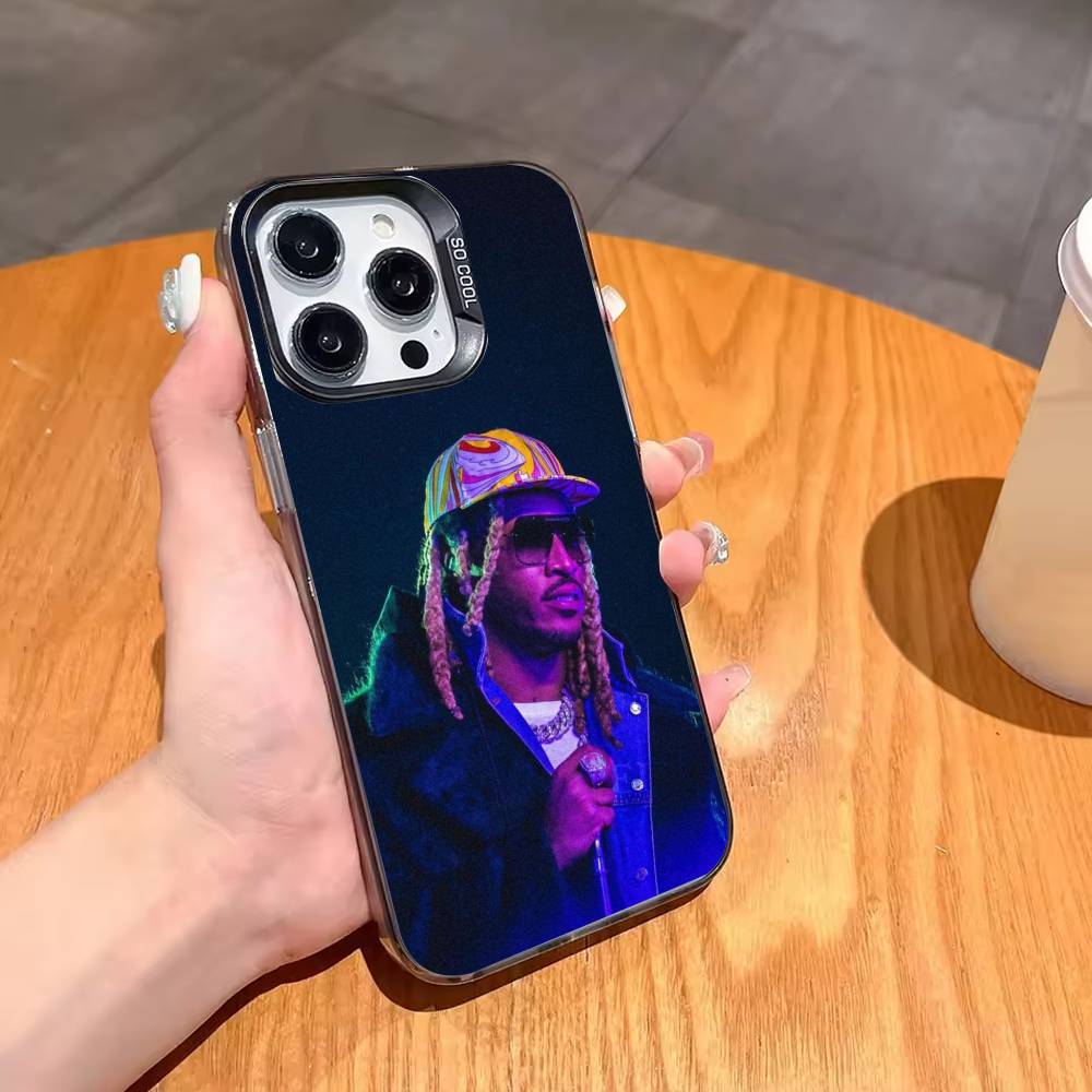 Cool F-Future Rapper Phone Case For iPhone17,16,15,14,13,12,11,Pro,MAX White Matte Shockproof Cover