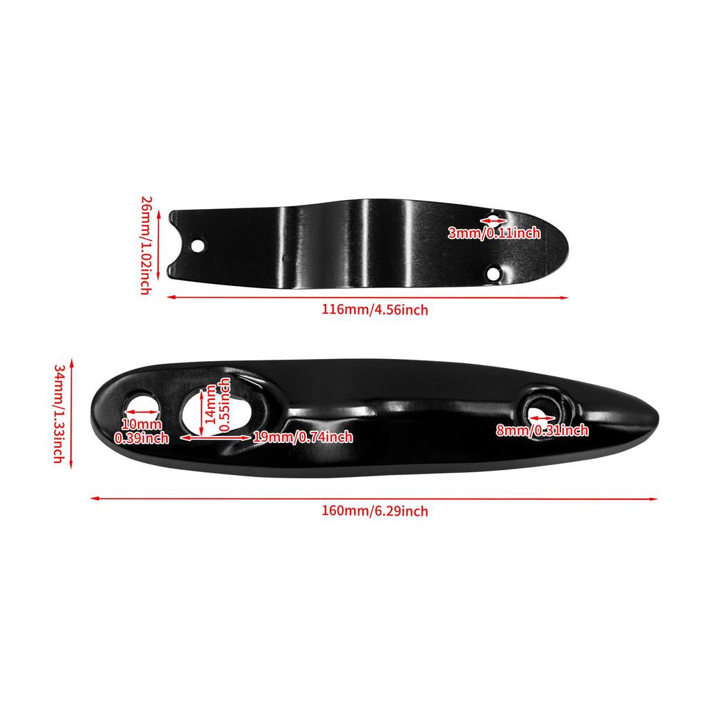Harley Softail Rear Turn Signal Relocation Bracket for Fat Boy, Road King, Street Bob, Breakout, Dyna