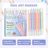 10/12 Colors 10/12 Colors Nails Art Marker Pens Waterproof Acrylic Nail Pen  for DIY Nail Art
