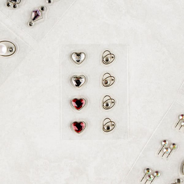 Big Parts Nail Stickers 6 Pieces