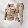 2026 New Style Letter Print Hoodie & Casual Sweatpants Set