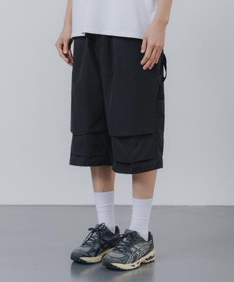 ALVINCLO Nylon Carpenter 3/4 Elastic Pants Pan2527 (2 Colors)