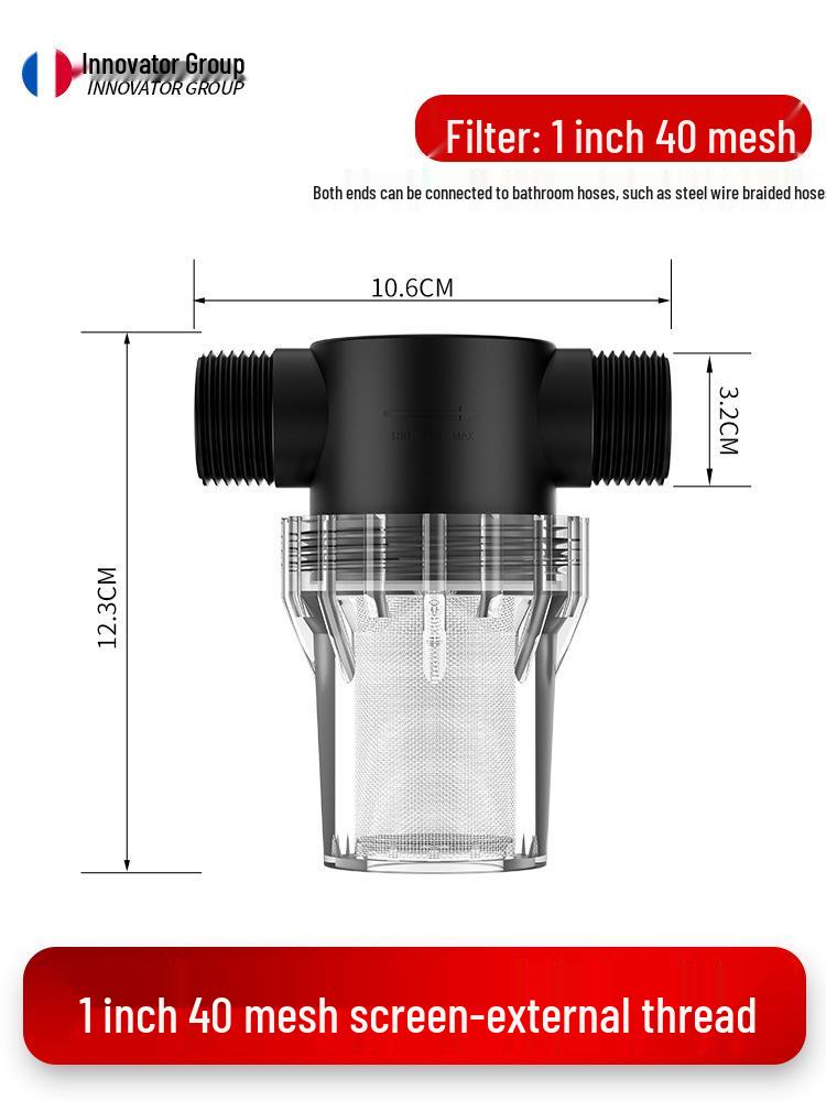 Cross-Border Garden Hose Filter for Mud, Sand, Irrigation, Car Wash, Tap Water, and Aquaculture