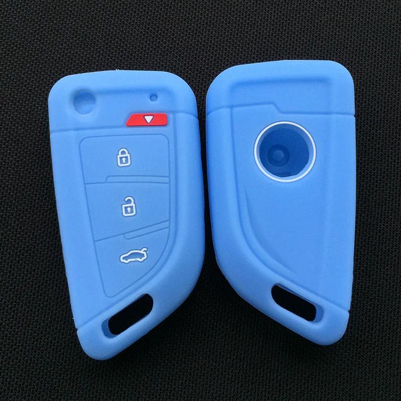 

Silicone car key cover case for VVDI2 /VVDI MINI Key Tool/VVDI Key Tool Max XEKF20EN небо синє кольору