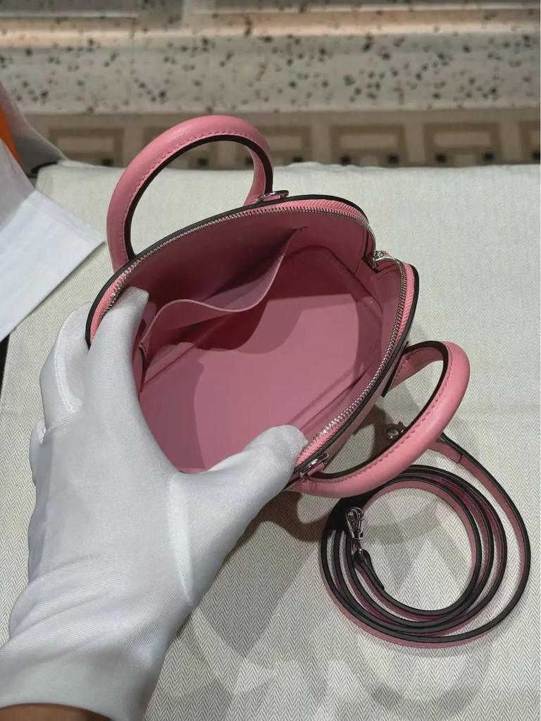 Majia Bolide Mini Crossbody Handbag - Goat Pattern with Steel Hardware