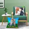 Anime Cartoon Takagi-san x Nishikata-N Pillow Case Anti-dustmite Pillowcase Invisible zipper silky short plush Sofa