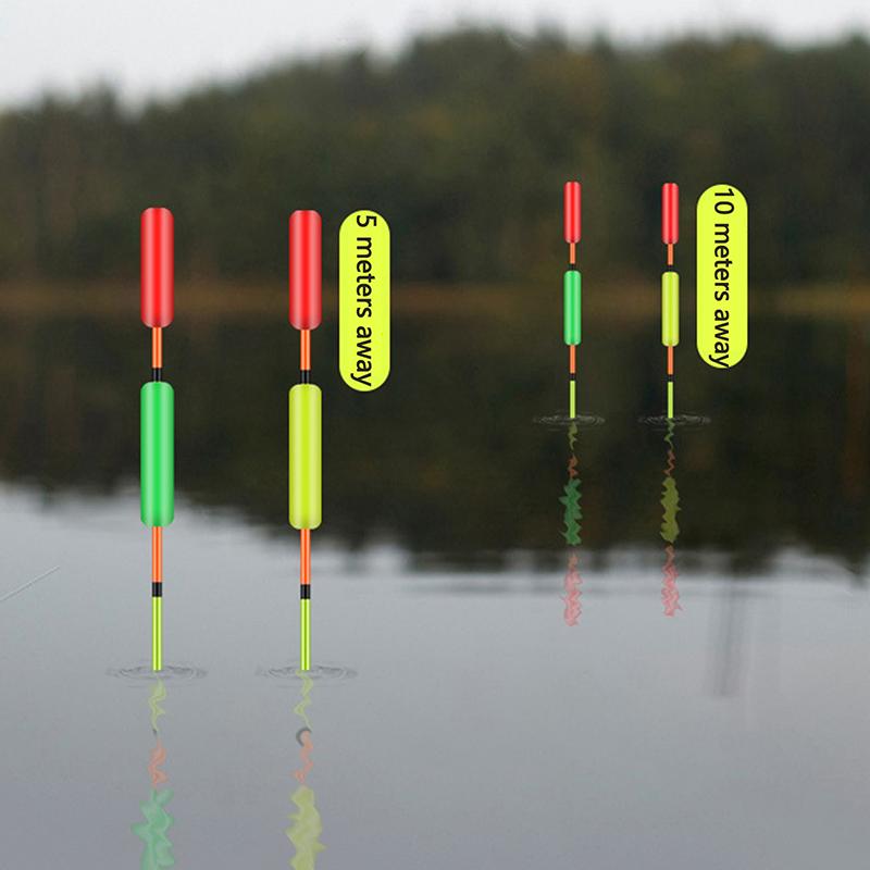 20Pcs Float Tail Eye-Catching Beans Fishing Float Drift Ball Moveable Float Tail Beans Fishing Float Buoyancy Ball Tackle