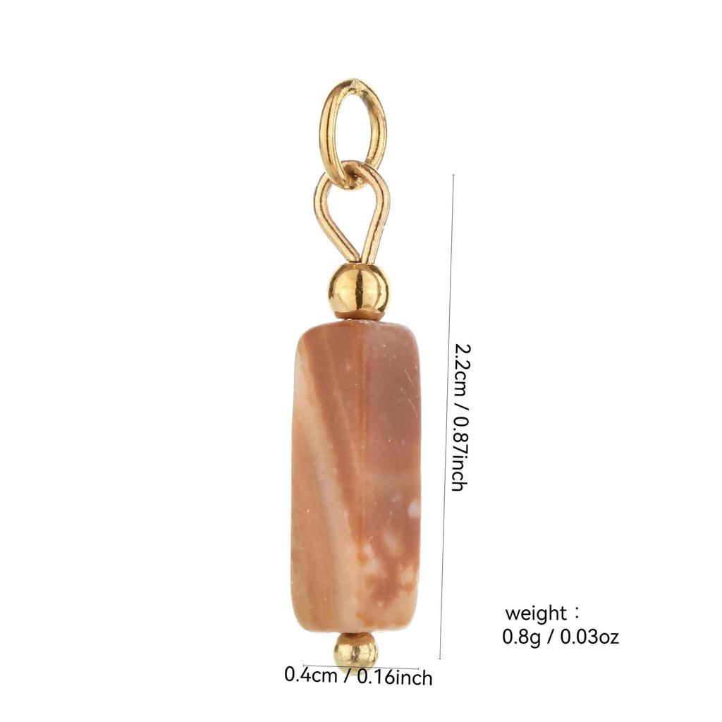 Multi-Stone Ceramic Faux Pearl Cat's Eye Beaded DIY Earrings Pendant