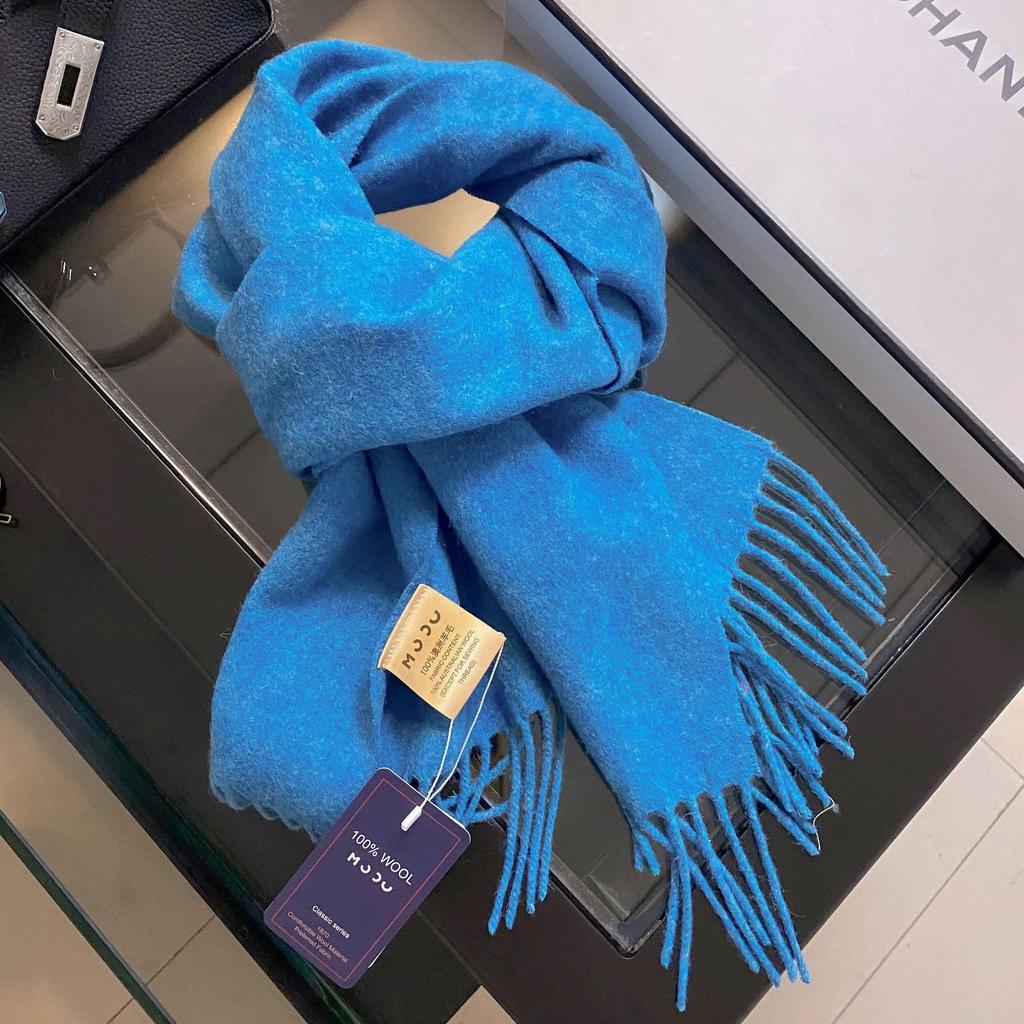 Solid Color Scarf for Women in Winter New Style Unisex High End and Versatile Gift