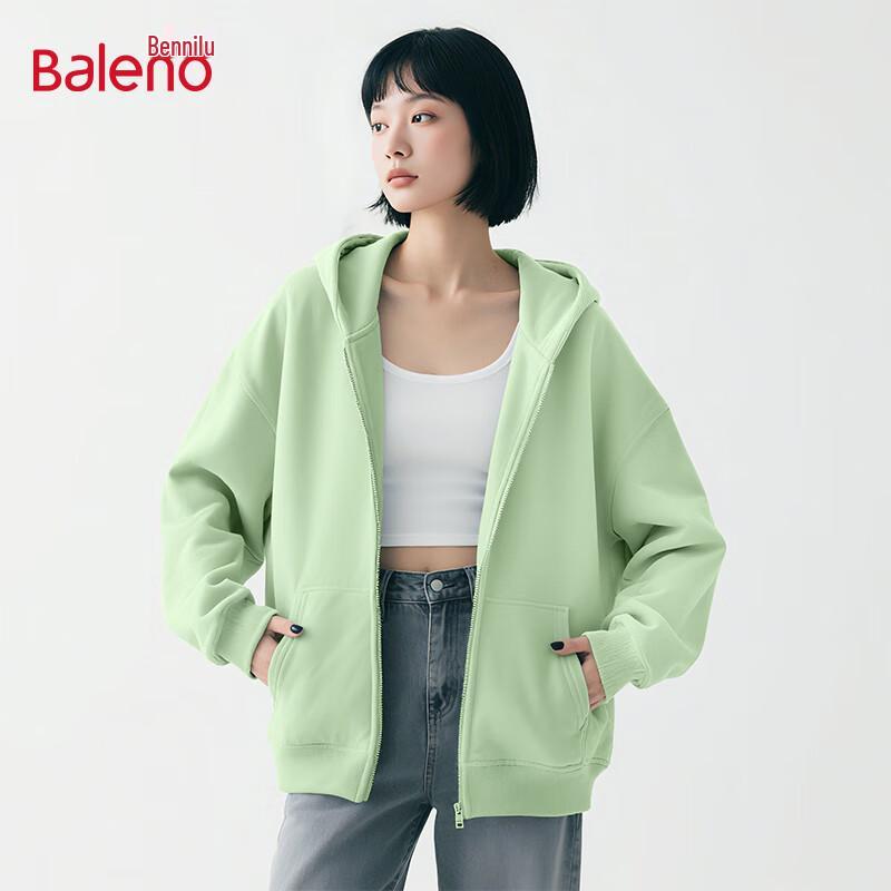 Baleno Women's Long Sleeve Hooded Zipper Cardigan
