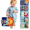 Children'S Cartoon Blue Learning Board Children'S Toy Book Exercise Learning Hands-On Ability Educational Toy Felt Board