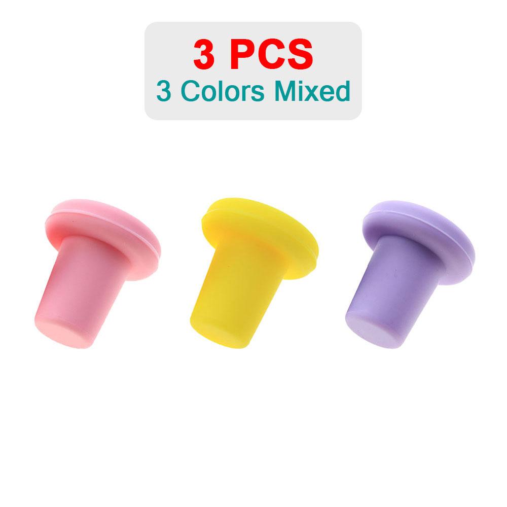 SW 12/6/3PCS Silicone Fresh-keeping Bottle Cap Soda Beer Sealed Caps Red Wine Stopper Vinegar Barware Soy Sauce Bottle Cover