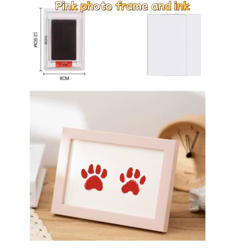 Pet Dog And Cat Paw Print Ink Set Pad Safe Non Toxic Baby Handprints Wash Free Easy Clean DIY Footprints Pet Souvenirs Top Rated