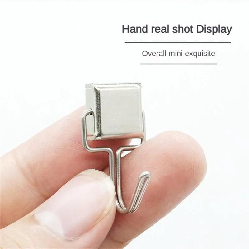 1-10PCS Strong Magnetic Hooks Multi-Purpose Storage Hooks Home Kitchen Bar Storage Hooks Key Storage Hooks Bathroom Hangers