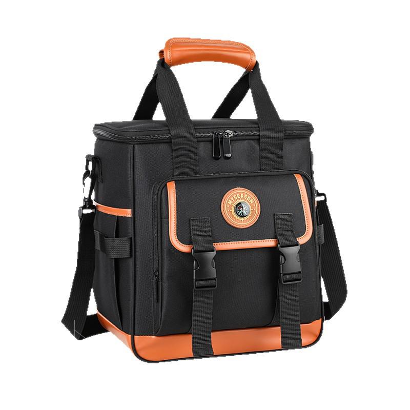 Large Capacity Insulated Outdoor Picnic Crossbody Travel Bag for Camping & Food Storage