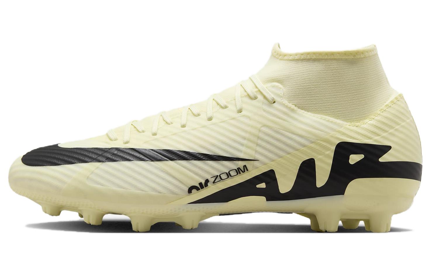 

Nike Mercurial Superfly 9 Academy Hard Ground High Top Soccer Cleats Lemonade DJ5626-700 40