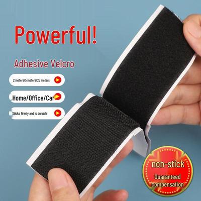 Selbstklebendes doppelseitiges Klettband für Türvorhänge, Automatten und Sofakissen