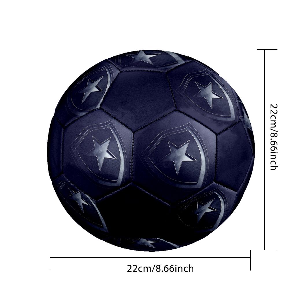 Botafogo FR Soccer Ball, colorful, suitable for all ages, machine-stitched, PVC material, competition grade, durable and high bounce
