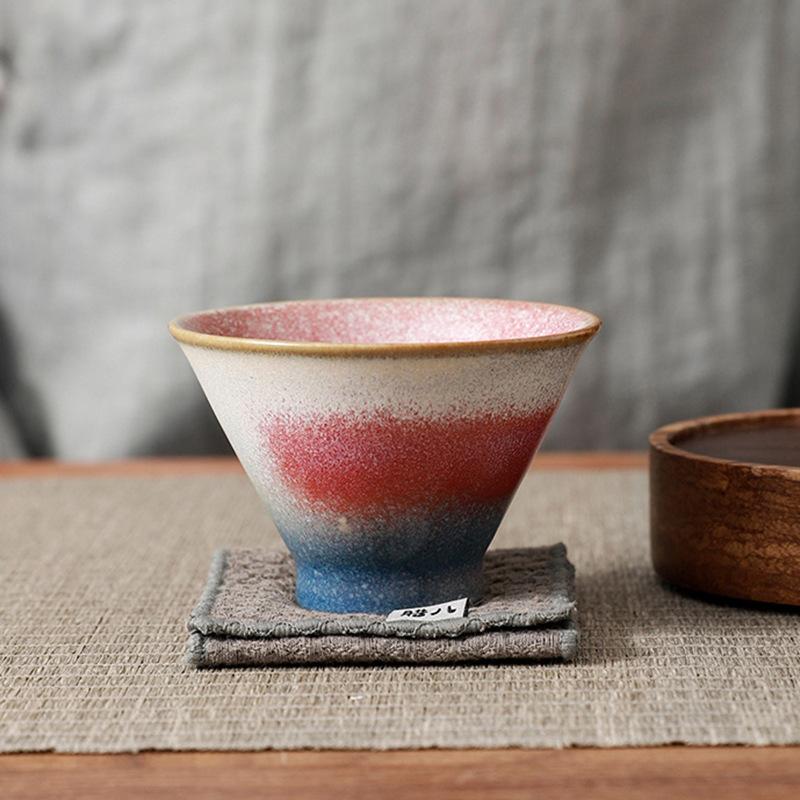 Japanese Ceramic Tea Cup Stoneware Chinese Kungfu Gongfu Teacup Household Drinkware Teaware Tea Ceremony Individual Master Cup