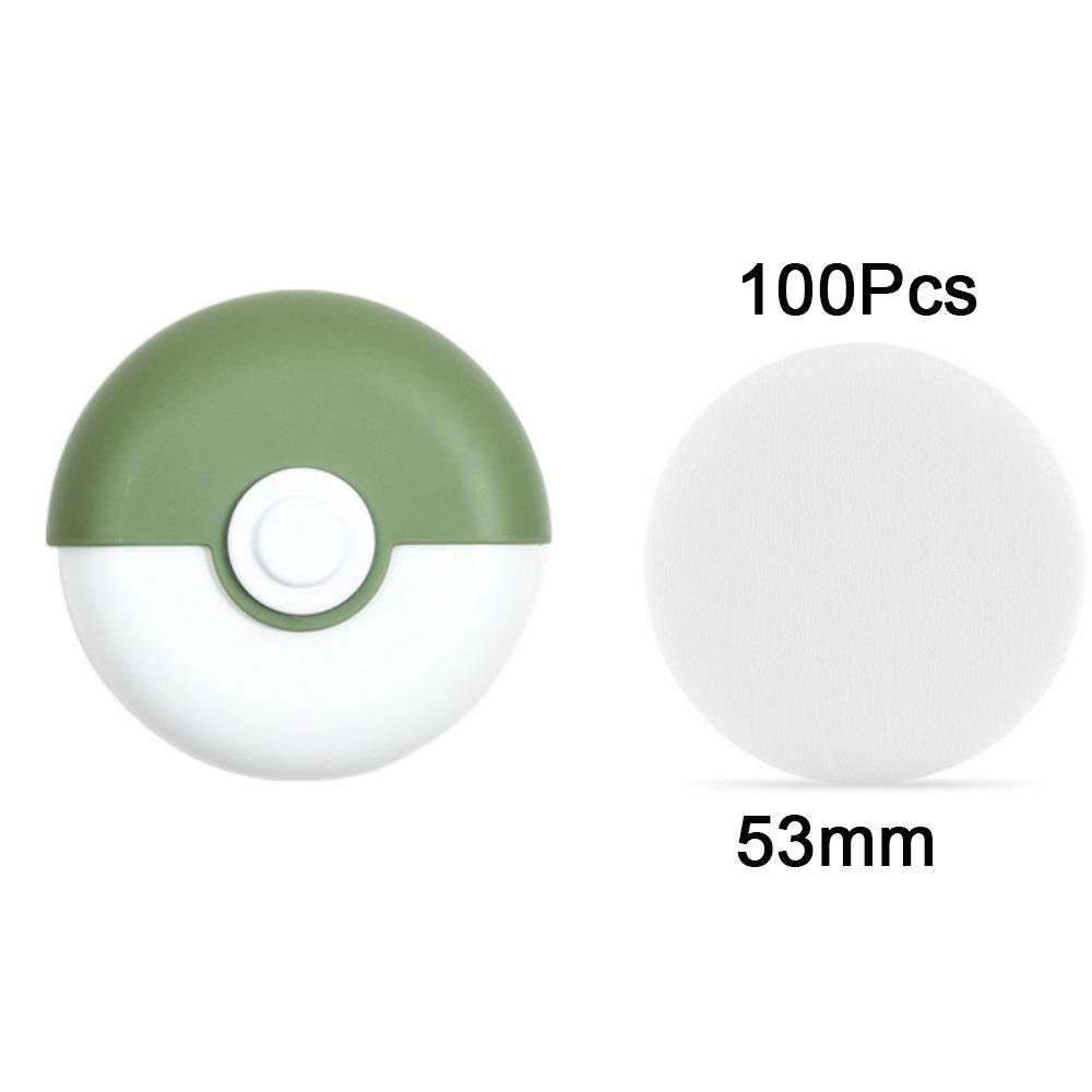 

Plastic Filter Paper Storage Box Rotated Cover Powder Bowl Filter Box Kitchen Green+53mm