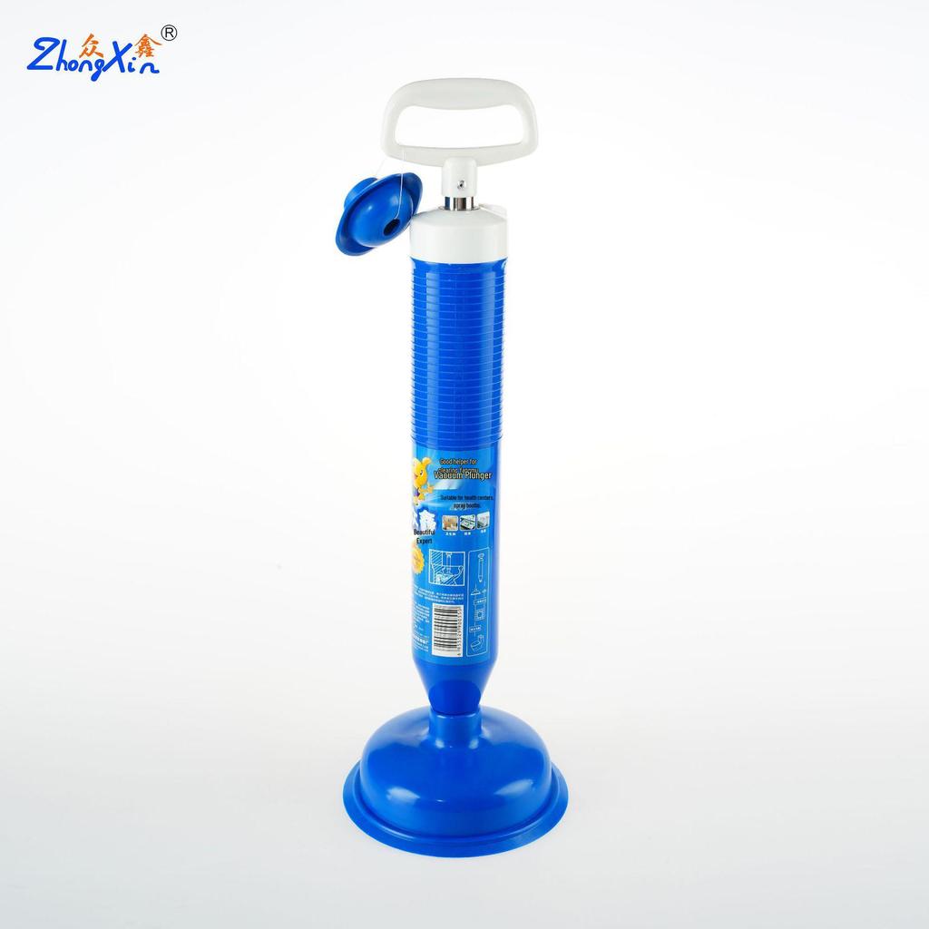 Stainless Steel Toilet Air Pump with Large Suction & Replacement Heads