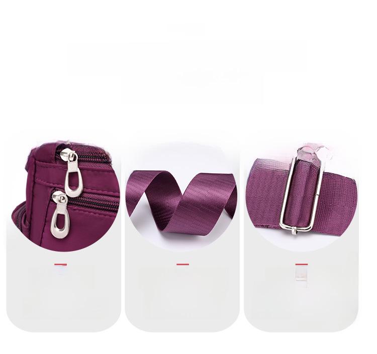 2024 Women's Multi-layer Large Capacity Lightweight Oxford Bag - Shoulder, Messenger, or Backpack