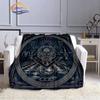 Fashion Northern Europe Freemasonry Blanket Masonic Portable Sofa  Freemason Flannel Warm Four Seasons Camping Blanket