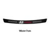 Car Carbon Fiber Trunk Load Edge Badge Decoration Stickers For Hyundai I20 I30 Kona Tucson Sonata Elantra Veloster Santa Fe ix20 HH51