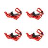 4 Sets Roof Rack Shovel Mount Heavy Duty Multipurpose Metal Rubber Clamp Mounting Bracket for Roof Rack Boats Tool