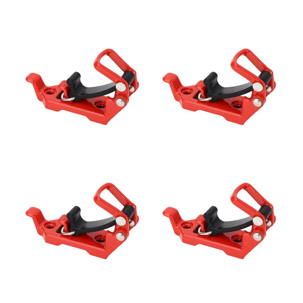 4 Sets Roof Rack Shovel Mount Heavy Duty Multipurpose Metal Rubber Clamp Mounting Bracket for Roof Rack Boats Tool