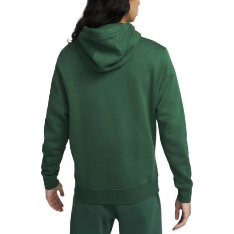 Nike FW22 Logo Embroidered Pocket Detail Drawstring Hoodie Unisex Hoodie Green BV2655-341